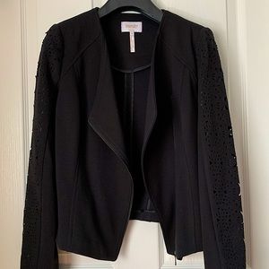 Laundry by Shelli Segal Black Lazercut Blazer US10